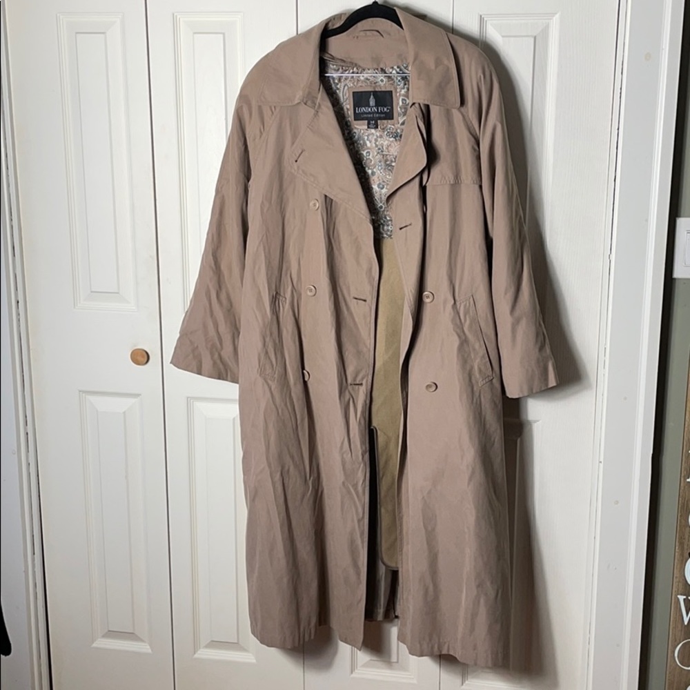 London Fog Beige Trench Coat